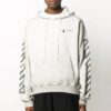 Off-White Herre Mønstertrykk Hvit