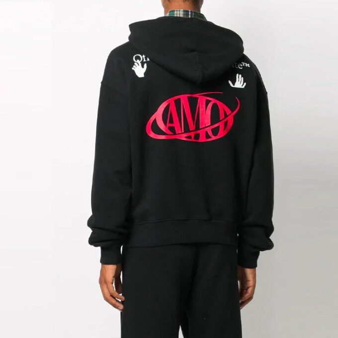 Off-White Herre Mønstertrykk Svart