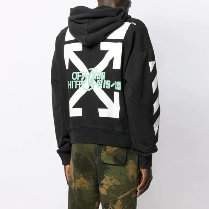 Off-White Herre Mønstertrykk Svart