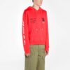 Off-White Herre Mona Lisa-trykk, løs passform, rød