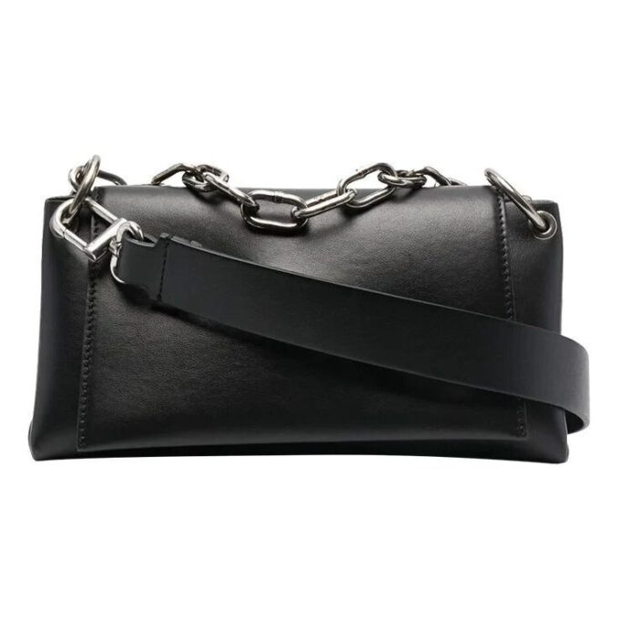 Off-White Herre Nailed Svart Skulderveske