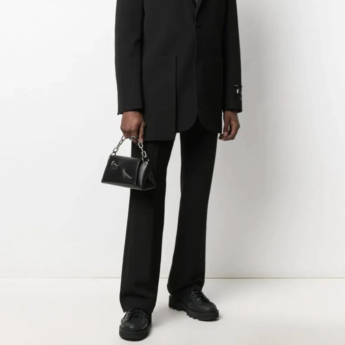 Off-White Herre Nailed Svart Skulderveske