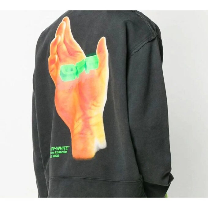 Off-White Herre OFF Back Large Svart
