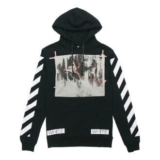 Off-White Herre Painting Stripe Svart