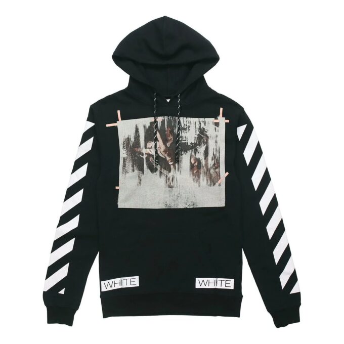Off-White Herre Painting Stripe Svart