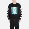 Off-White Herre Pullover Loose Printing Svart