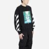 Off-White Herre Pullover Loose Printing Svart