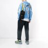 Off-White Herre Reflekterende pil Tie Dye Blå