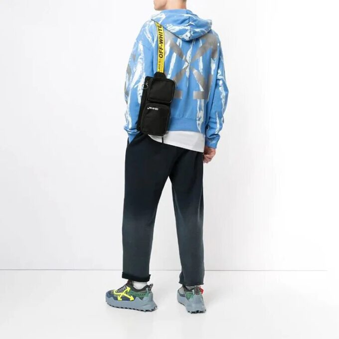 Off-White Herre Reflekterende pil Tie Dye Blå