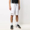 Off-White Herre-shorts med logo og pil i hvit