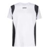 Off-White Herre-Shorts med logo-trykk, kort ermet, hvit