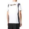 Off-White Herre-Shorts med logo-trykk, kort ermet, hvit