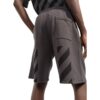 Off-White Herre Shorts med logo-trykk og elastisk linning, rett snitt, brun