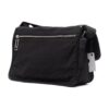 Off-White herre skulderveske med spenne, messenger bag, svart