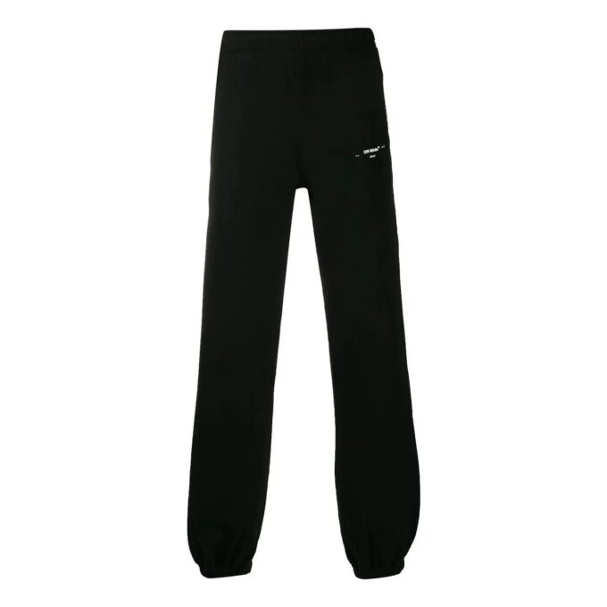 Off-White Herre Small Logo Bundle Feet Sportsbukser/Joggebukser Svart
