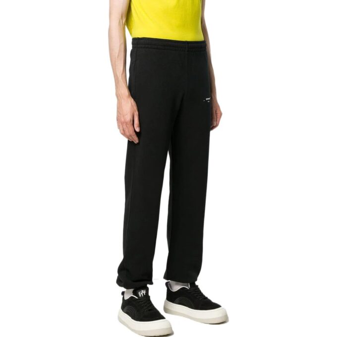Off-White Herre Small Logo Bundle Feet Sportsbukser/Joggebukser Svart