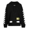 Off-White Herre Splash Ink Graffiti Stripe Svart