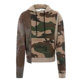 Off-White Herre Splicing Langermet Camouflage