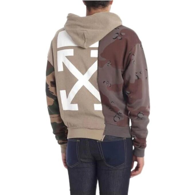 Off-White Herre Splicing Langermet Camouflage