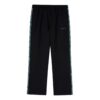 Off-White Herre Sportbukser/Joggebukser med lyse logo-stropper, svart