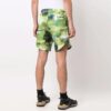 Off-White Herre-sportsshorts i strikk med logo, løs passform, grønn