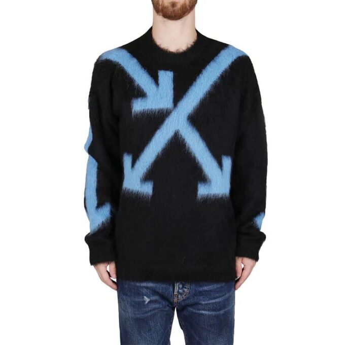 Off-White Herre SS21 Arrow-trykk Svart