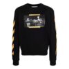 Off-White Herre SS21 Caravaggio-maleri Svart