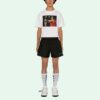 Off-White Herre SS21 Casual Logo Svarte Shorts
