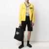 Off-White Herre SS21 Casual Logo-trykk Glidelås Vanlig versjon Svart