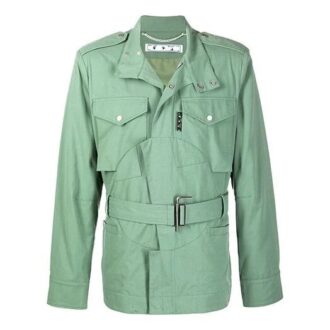 Off-White Herre SS21 Detail Jacket Grønn