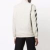 Off-White Herre SS21 Diagonale striper mønstertrykk jakke Beige