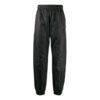 Off-White Herre SS21 Elastisk linning Ensfarget Sportbukser/Joggebukser Løs passform Svart