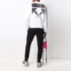 Off-White Herre SS21 Ensfarget logo-bukser/joggebukser Svart