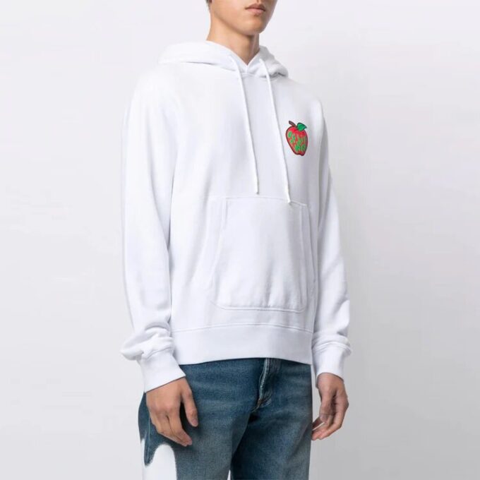 Off-White Herre SS21 Eplemønster Vanlig versjon Hvit