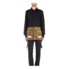 Off-White Herre SS21 Kamuflasje Colorblock Spenne Langermet Jakke Løs Passform Svart