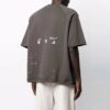 Off-White Herre SS21 kortærmet vanlig versjon grå T-skjorte