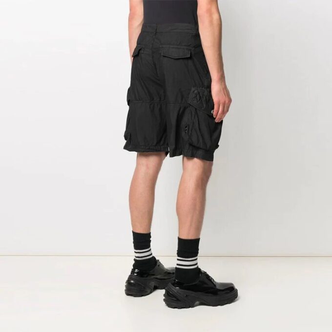Off-White Herre SS21 Logo Cargo Svart Shorts