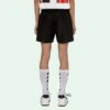 Off-White Herre SS21 Logo Shorts Svart