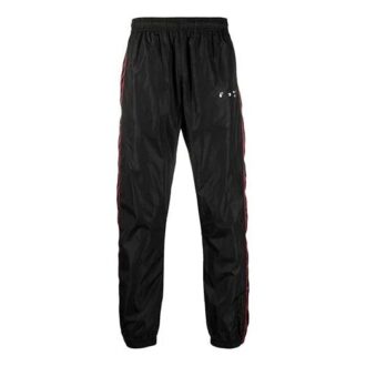 Off-White Herre SS21 Logo Sportsbukser/Joggebukser Svart
