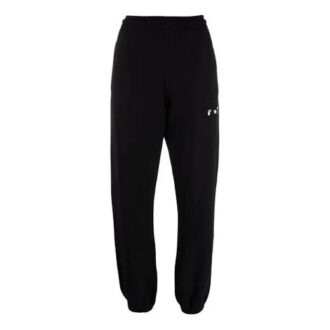 Off-White Herre SS21 Logo Sportsbukser/Joggebukser Svart
