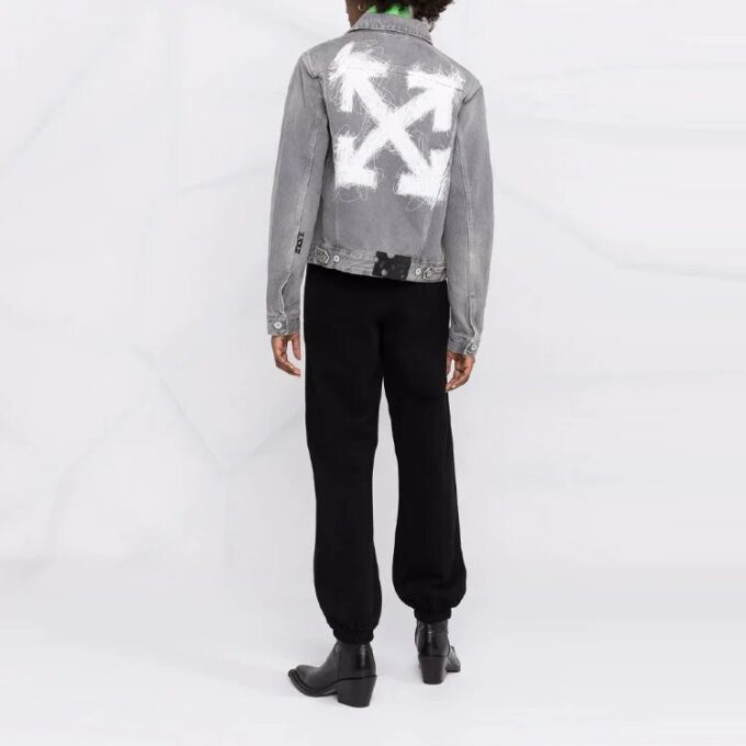 Off-White Herre SS21 Logo Sportsbukser/Joggebukser Svart