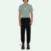 Off-White Herre SS21 Logo Svart Sportsbukser/Joggebukser