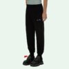 Off-White Herre SS21 Logo Svart Sportsbukser/Joggebukser