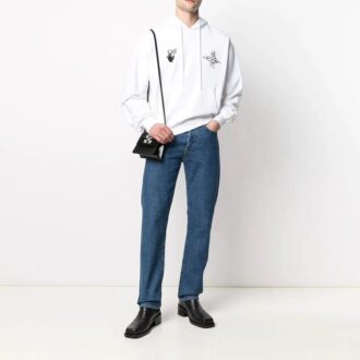 Off-White Herre SS21 Logo-trykk Hvit
