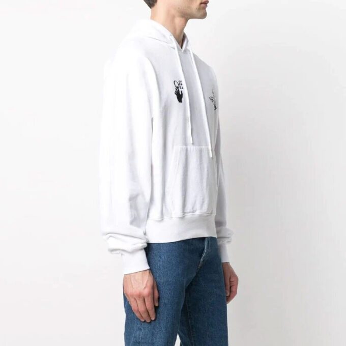 Off-White Herre SS21 Logo-trykk Hvit