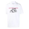 Off-White Herre SS21 Logo-trykk Hvit Skjorte