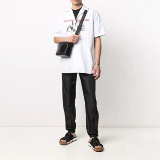 Off-White Herre SS21 Logo-trykk Hvit Skjorte