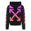 Off-White Herre SS21 Logo-trykk Langermet Løs Passform «Black Fuchsia»
