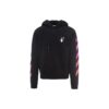 Off-White Herre SS21 Logo-trykk Langermet Løs Passform «Black Fuchsia»