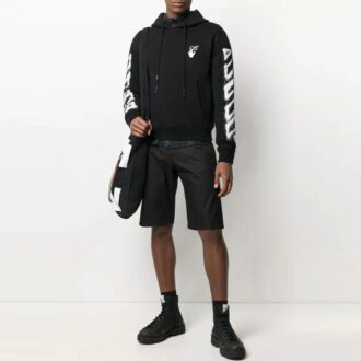 Off-White Herre SS21 Logo-trykk Svart